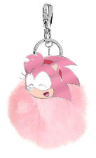 Amy Rose Pom Pom Fluff Keychain