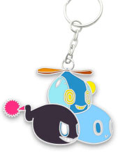 Chao Character 3 Metal Key Chain