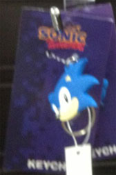 Sonic Face Keychain TRU