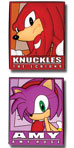 Knuckles Amy PVC Rectangle portrait pins