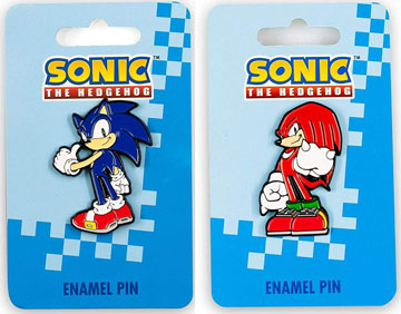 Just Funky Enamel Sonic Knuckles Pin