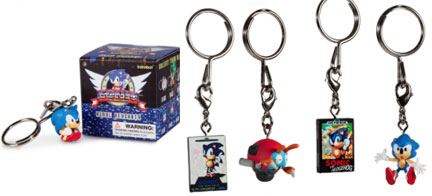 Kidrobot Mini Sonic Vinyl Keychains w Box