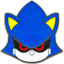 Loot Crate Metal Sonic Classic Pin