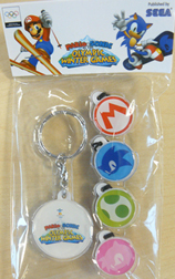 Mario & Sonic Winter Keychain Selection