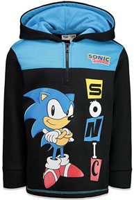 Classic Style Black Blue Pullover Hoodie