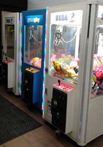 Sega & Sonic branded claw machine