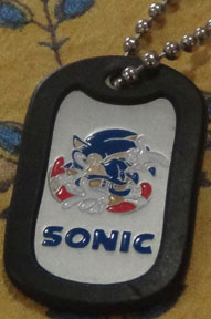 SegaWorld Sydney Dog Tag Neclace Sonic