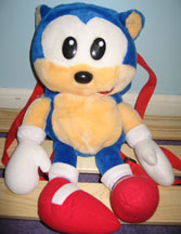 Sonic Plush Back Pack