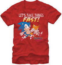 Take Things Fast Red Tee