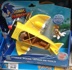 Boom Plane Launcher W/Tails Figure