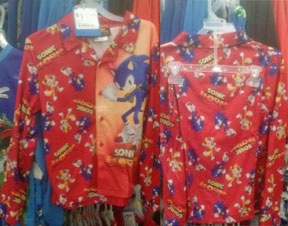 Sonic Boom Pajama Set