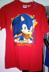 Red Sonic Portrait Boom Tee