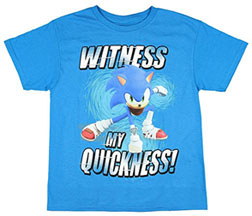 Witness My Quickness Boom Blue Tee