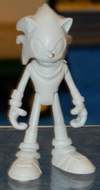Unpainted Boom Sonic figure
