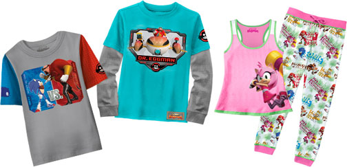 3 Prototype Sonic Boom Clothing Items