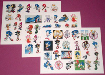 Print out sheet fake stickers