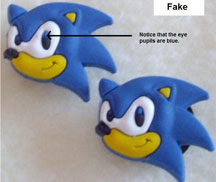 Phony Crocs Shoe Charm Faces