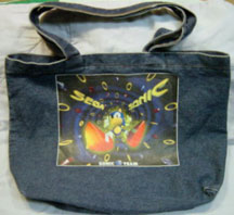Denim Sega Sonic bag