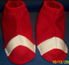 Fake Sonic shoe covers