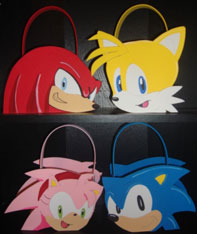 Party Favor Fake Head Bags