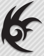 Shadow Logo Fake Decal Sticker