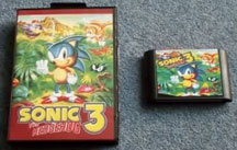 Tricky Fake Sonic 3 Cart & Box
