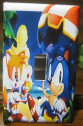 Switch Plate Fake Distorted Art