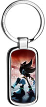 Tag medallion keychain