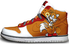 Stolen fan-art Tails shoe
