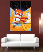 Tiled Tails ugly big poster