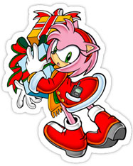 Stolen Sticker Xmas Amy Art