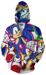 Multi Image All-Over Hoodie Suspect
