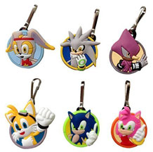 Zipper Pull Fake Rubber Layer Charm Set