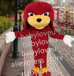 Ugly No Mouth Fake Knuckles Mascot