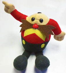 Eggman Bootleg Pointing Plush