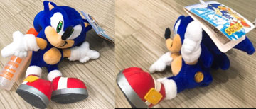 Holo Button Fake Tag Chinese Sonic