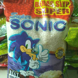 Beras Slyp Fake Rice Package