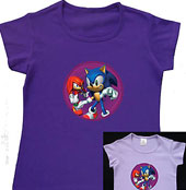 Purple Fake Girls Shirt