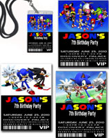 Fake tickets & pass badge