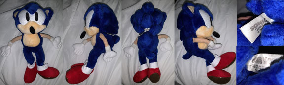 Tec Toy Brazil Plush Sonic Turn Arounds