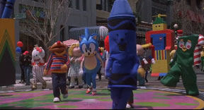 Jingle All The Way Mascot Cameo Parade