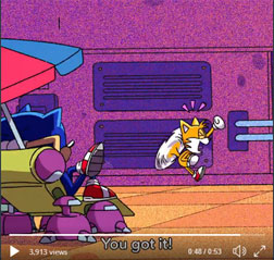 OK KO OVA Sonic Reference