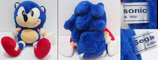 Happy Fuzzy Chinese Sonic Plush
