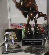 Strange Bronzed ReSaurus-like trophy