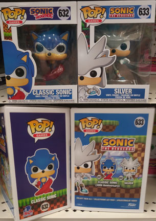 POP Silver MIB Figure 8 Sonic