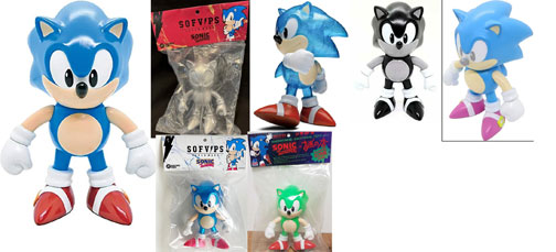 SOFVip Sonic Collage Vinyl Figure