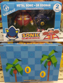 Backward Figures Kid Robot Metal Sonic Eggman