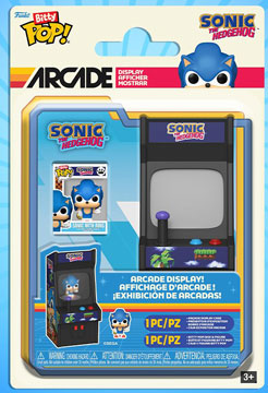 Bitty Pop Arcade Display Sonic Figure