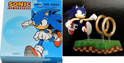 Loot Crate Sonic and Rings Disp Figure