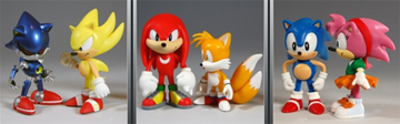 Classic display figure side views
